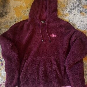 Nike Women's Maroon Sherpa Hoodie